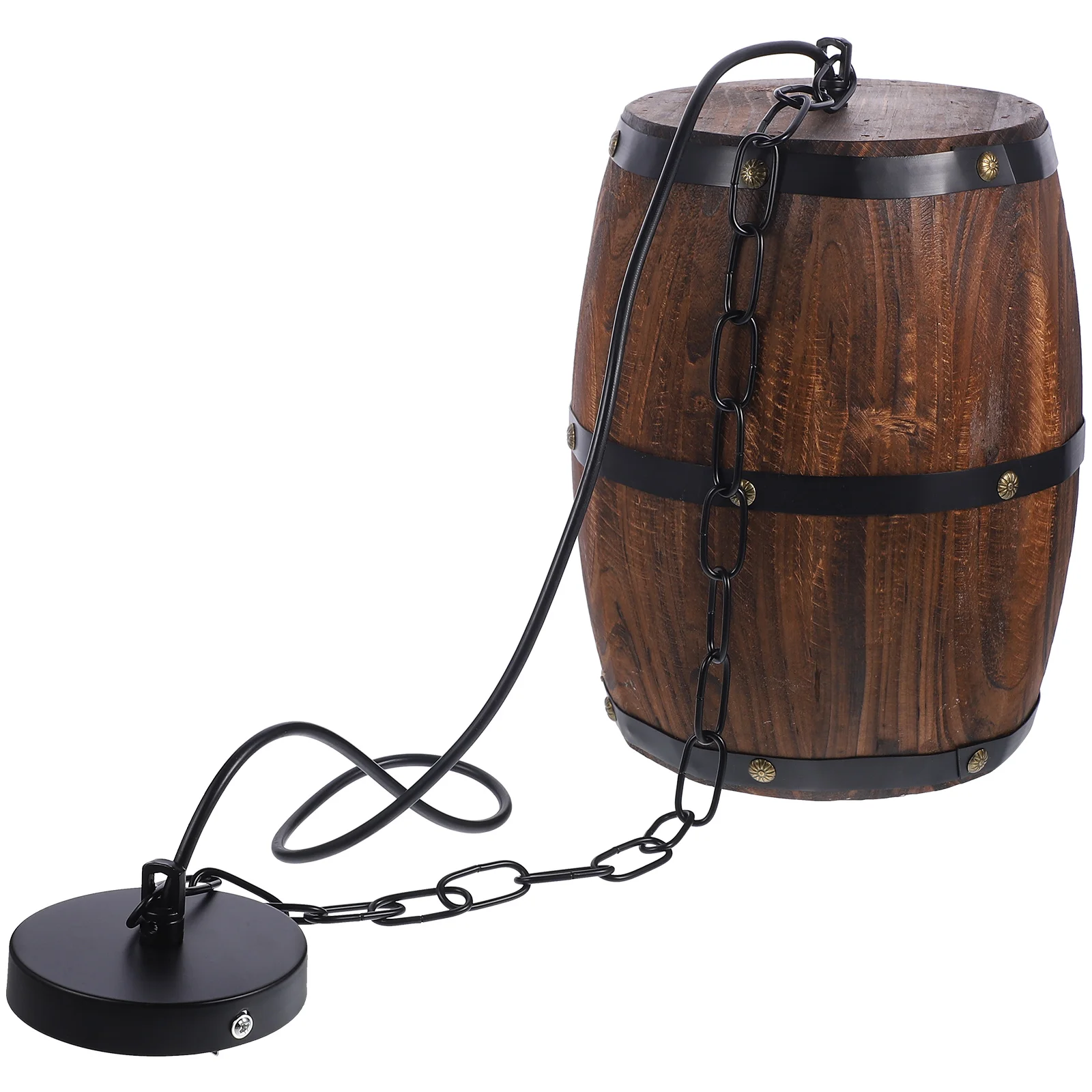 Retro Chandelier Barrel Lamp Shades Industrial Outdoor Ceiling Light Pendant Lights Hallway Decor Restaurant
Retro Chandelier Barrel Lamp Shades Industrial Outdoor Ceiling Light Pendant Lights Hallway Decor Restaurant