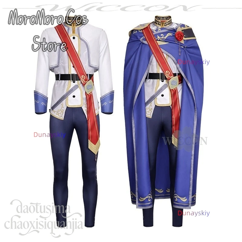 Tenma Tsukasa Cosplay Knight Dunayskiy@%^ Handsome Uniform Pants Blue Long Cape Wigs Halloween Party Anime Game Project Sekai
Tenma Tsukasa Cosplay Knight Dunayskiy@%^ Handsome Uniform Pants Blue Long Cape Wigs Halloween Party Anime Game Project Sekai