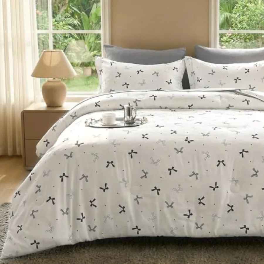 7 Pieces Comforter Set for Girls Soft Fluffy Bedding Set Size Bed in A Bag as Gifts 1 Comforter 1 Flat Sheet 1 Fitted Sheet 2 P
7 Pieces Comforter Set for Girls Soft Fluffy Bedding Set Size Bed in A Bag as Gifts 1 Comforter 1 Flat Sheet 1 Fitted Sheet 2 P