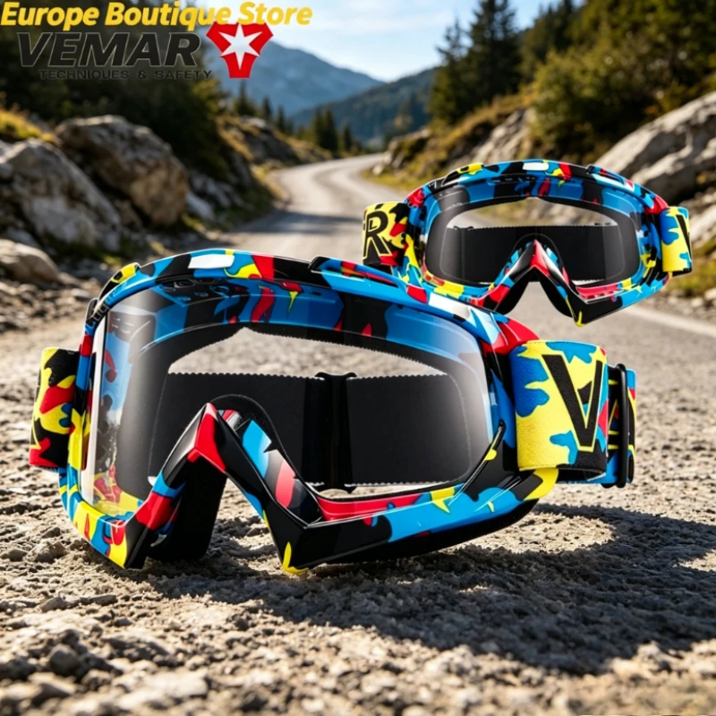 2026 NEW VEMAR Motocross Off Road Goggles Anti Fog Motorcycle Ski Glasses Riding Eyewear Outdoor Biker Protective Equipment
2026 NEW VEMAR Motocross Off Road Goggles Anti Fog Motorcycle Ski Glasses Riding Eyewear Outdoor Biker Protective Equipment