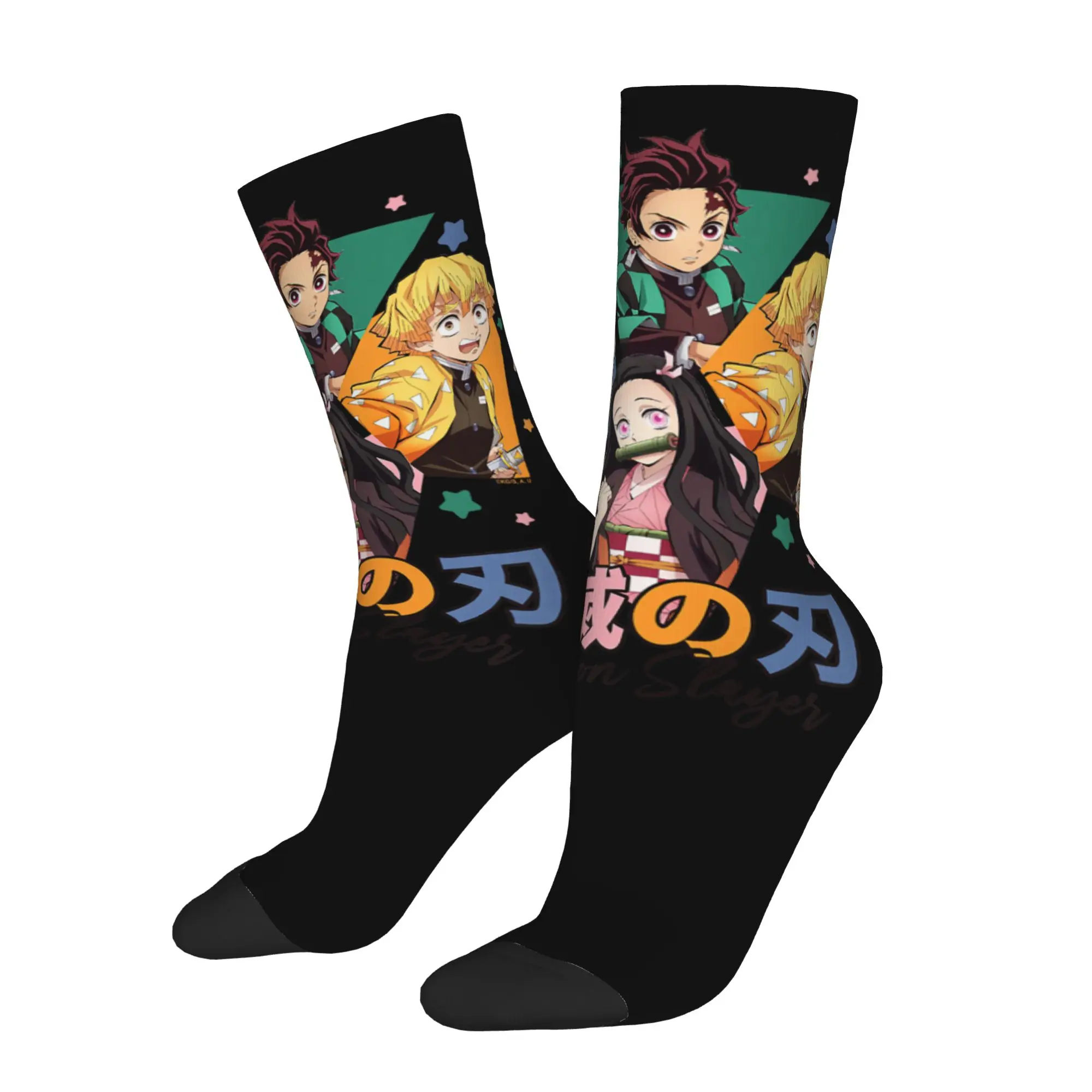 Bandai Socks Retro Demon Slayer Kimetsu no Yaiba Core Team Portrait Crazy Men's compression Socks Unisex Funny Crew Sock
Bandai Socks Retro Demon Slayer Kimetsu no Yaiba Core Team Portrait Crazy Men's compression Socks Unisex Funny Crew Sock