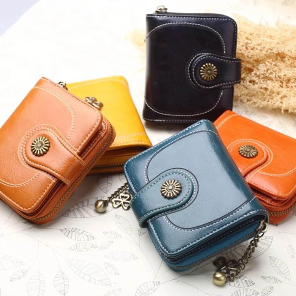 Women Change Short Wallet PU Leather Zipper Closure Coin Pocket Purse Card Holder Carrying Bag Festival Orange
Women Change Short Wallet PU Leather Zipper Closure Coin Pocket Purse Card Holder Carrying Bag Festival Orange