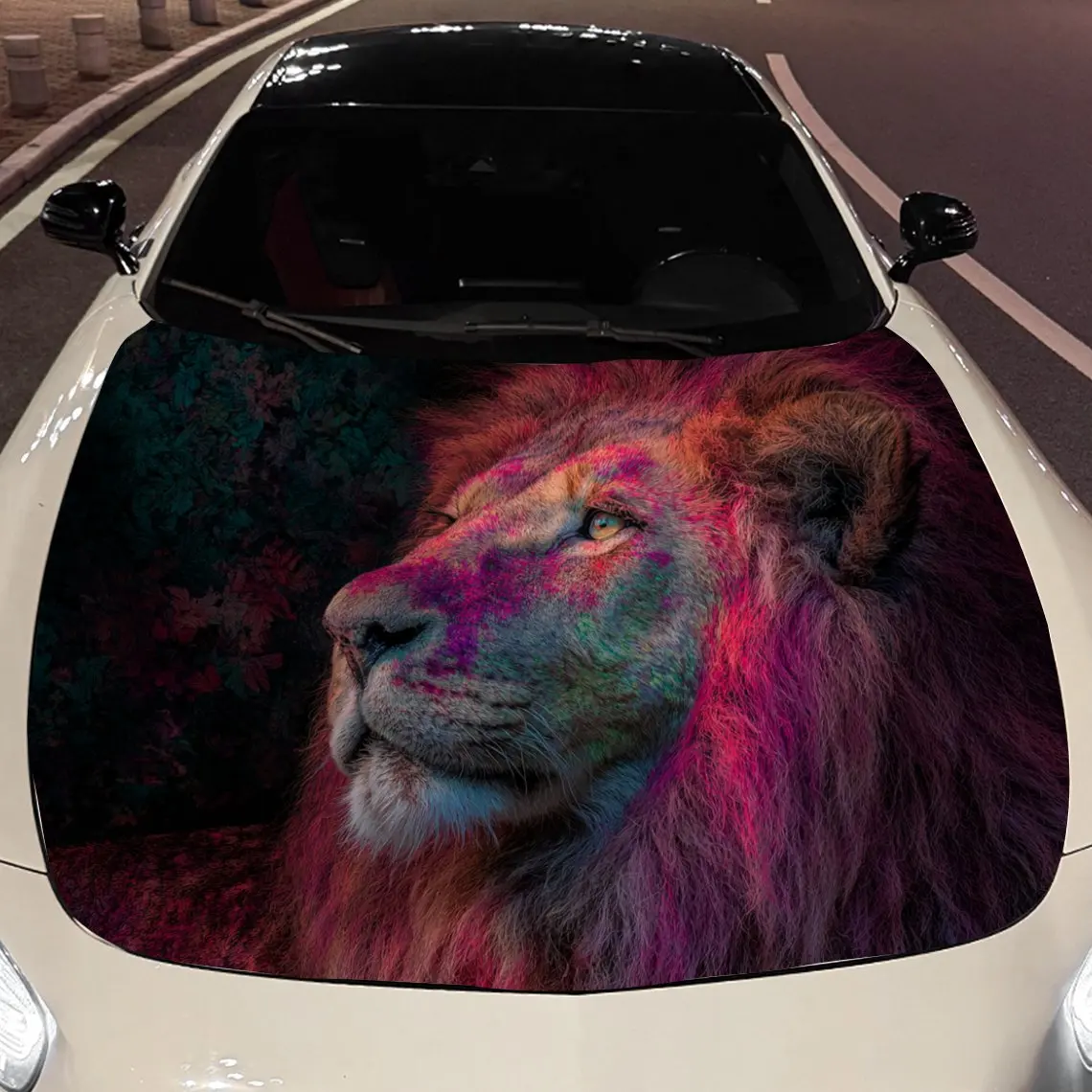 Car Decals A Lion Radiating Artistic Whimsy And Regal Charm In A Vibrant, Colorful Palette Car Hood Sticker, Waterproof Self - A
Car Decals A Lion Radiating Artistic Whimsy And Regal Charm In A Vibrant, Colorful Palette Car Hood Sticker, Waterproof Self - A