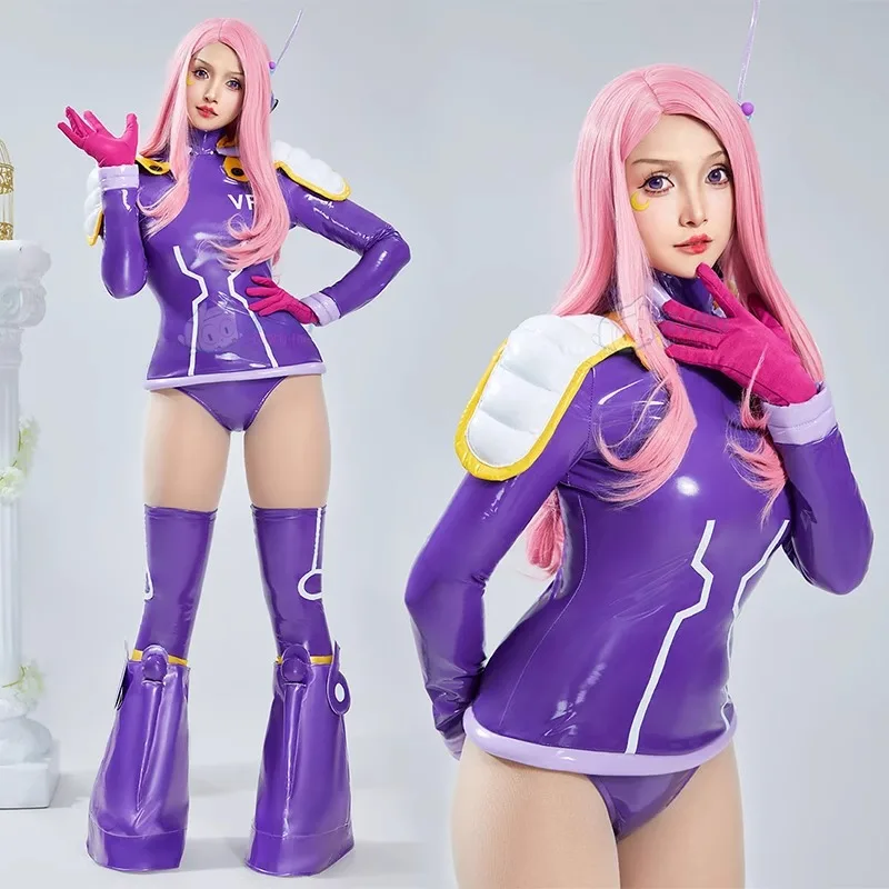 Anime Bonney Cosplay Costumes Women Purple Sexy Leather Sleeveless Hooded Bodysuit Socks Suit Halloween Carnival Party Clothes
Anime Bonney Cosplay Costumes Women Purple Sexy Leather Sleeveless Hooded Bodysuit Socks Suit Halloween Carnival Party Clothes