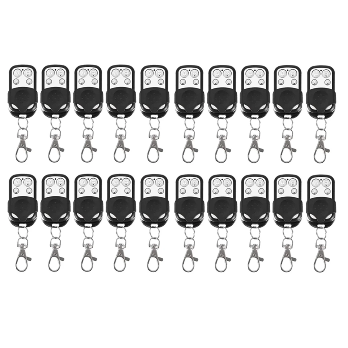 20Pcs 43 Hz Universal Remote Control 4-Button Fixed Code Clone Remote for Gates and Garages Easy Setup
20Pcs 43 Hz Universal Remote Control 4-Button Fixed Code Clone Remote for Gates and Garages Easy Setup