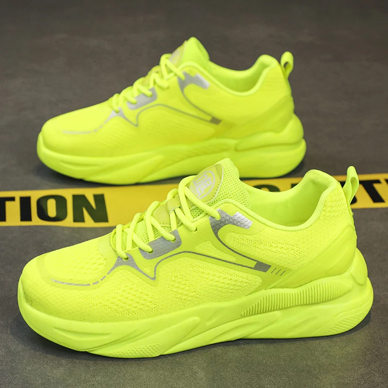 Summer Knit Man Green Sneakers Fashion Breathable Lace-up Men's Casual Shoes Outdoor Comfortable Non-slip Platform Sneakers Men
Summer Knit Man Green Sneakers Fashion Breathable Lace-up Men's Casual Shoes Outdoor Comfortable Non-slip Platform Sneakers Men