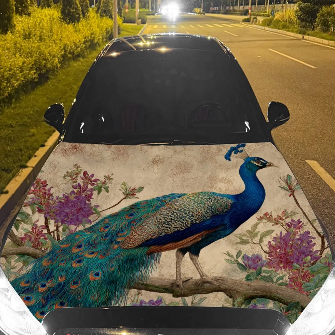 Car Decals Peacock with Flowers Car Hood Sticker, Waterproof Self - Adhesive Vinyl Graphics Decals, Decorative Protective & Scra
Car Decals Peacock with Flowers Car Hood Sticker, Waterproof Self - Adhesive Vinyl Graphics Decals, Decorative Protective & Scra