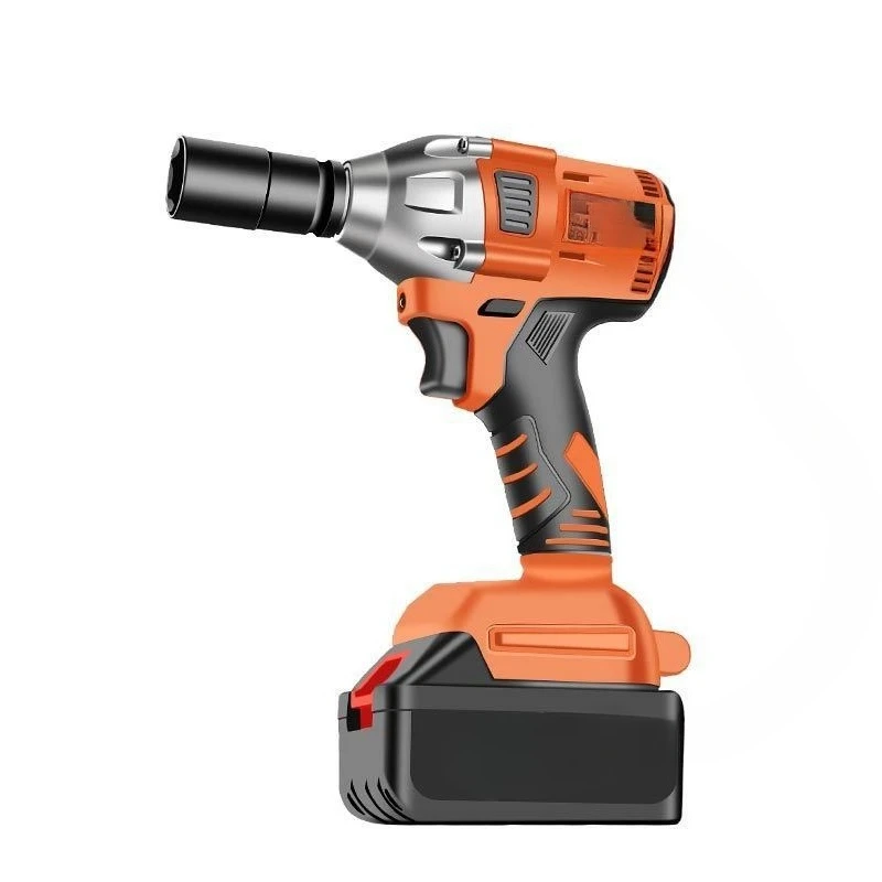 Electric wrench, brushless, high torque, electric, wind cannon, lithium battery,electric drill impact wrench 
Electric wrench, brushless, high torque, electric, wind cannon, lithium battery,electric drill impact wrench