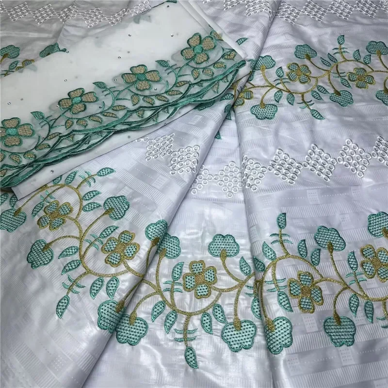 5+2 yards African Basin Riche Brode Fabric With Scarf Latest Fashion Embroidery Basin lace fabric For wedding part 14L351503
5+2 yards African Basin Riche Brode Fabric With Scarf Latest Fashion Embroidery Basin lace fabric For wedding part 14L351503