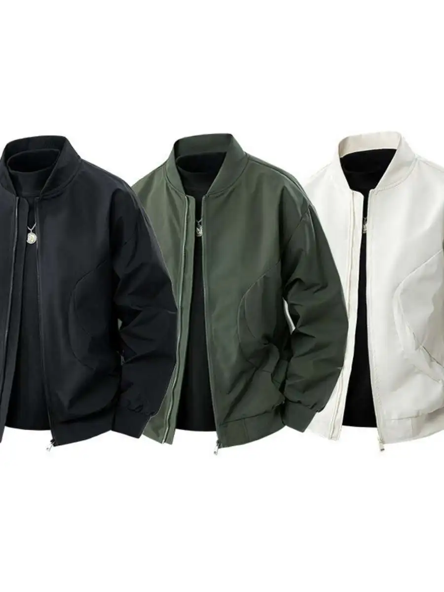 New Spring Baseball Collar Jaet Men Loose Versatile Jaet Large Size Men's Outerwear Color 3D Patch Men's Jaet
New Spring Baseball Collar Jaet Men Loose Versatile Jaet Large Size Men's Outerwear Color 3D Patch Men's Jaet