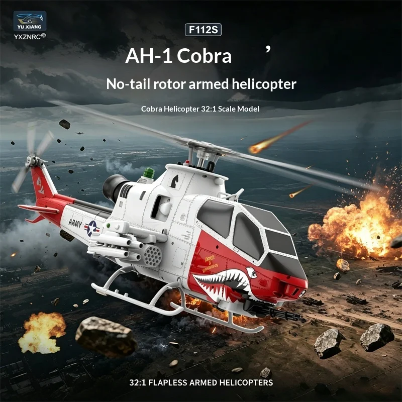 Yuxiang new F112S cobra elephant helicopter model helicopter remote control toy with GPS positioning model toy
Yuxiang new F112S cobra elephant helicopter model helicopter remote control toy with GPS positioning model toy