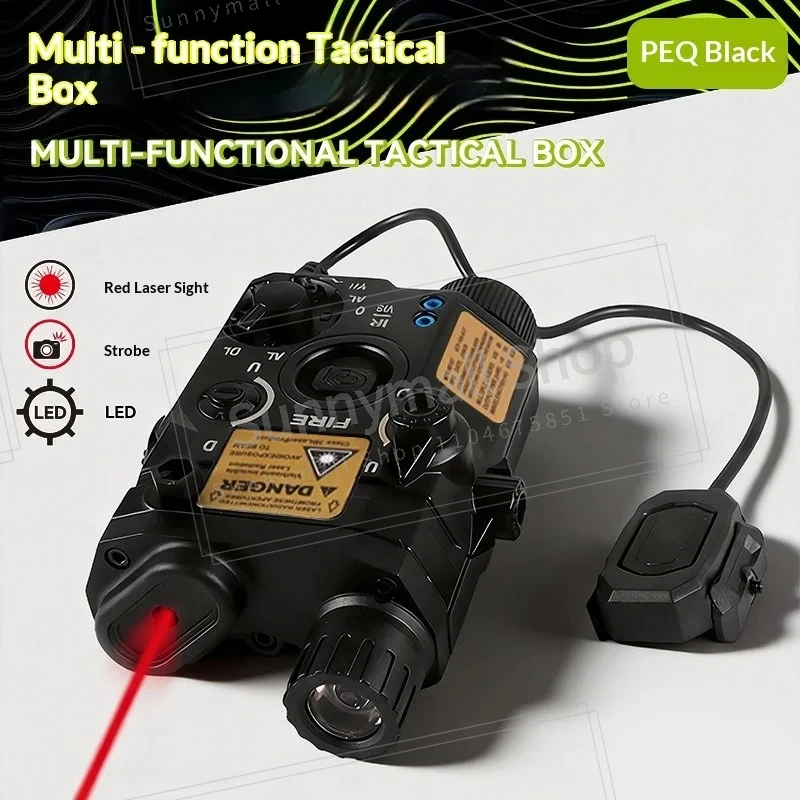 Alloy PEQ-15 Laser Pointer&Strobe Tactical Flashlight with Tail Switch, 20mm Picatinny Rail, for Weapon Toys, Outdoor&WARGAME.
Alloy PEQ-15 Laser Pointer&Strobe Tactical Flashlight with Tail Switch, 20mm Picatinny Rail, for Weapon Toys, Outdoor&WARGAME.