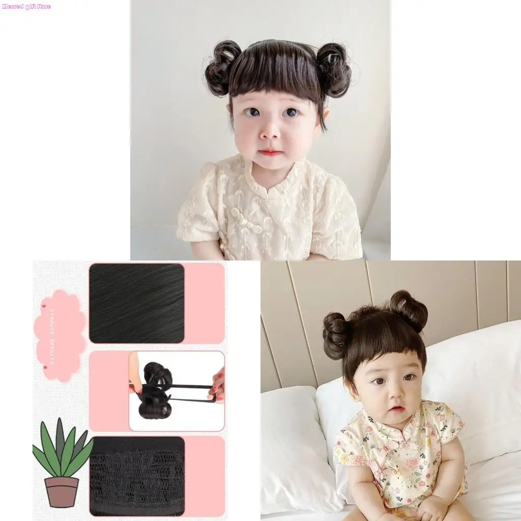 D0JC Trend Baby Bun Headwear Cute Girls Hair Bangs Fashionable Hair Decors Party Headbands for Kids
D0JC Trend Baby Bun Headwear Cute Girls Hair Bangs Fashionable Hair Decors Party Headbands for Kids