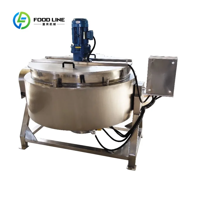 Industrial Steam Jacketed Kettle Machine with Mixer Boiler Customized
Industrial Steam Jacketed Kettle Machine with Mixer Boiler Customized