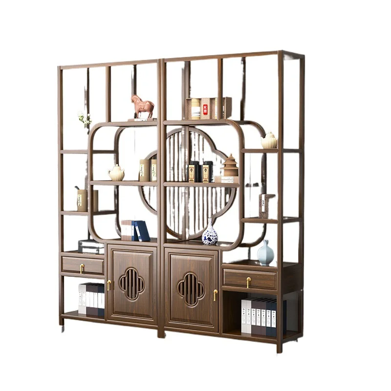 Bogu frame solid wood Chinese style Duobao Pavilion tea rack elm partition
Bogu frame solid wood Chinese style Duobao Pavilion tea rack elm partition