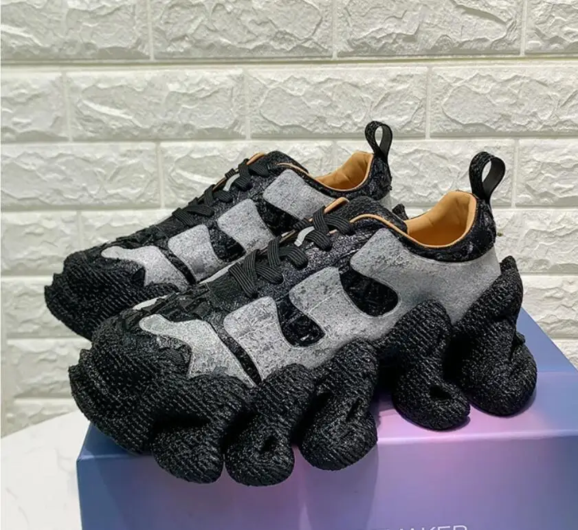 Exclusive Customized 3D Print Genuine Leather Handmade 7cm Thick Sole Platform Catwalk Cool Boots
Exclusive Customized 3D Print Genuine Leather Handmade 7cm Thick Sole Platform Catwalk Cool Boots