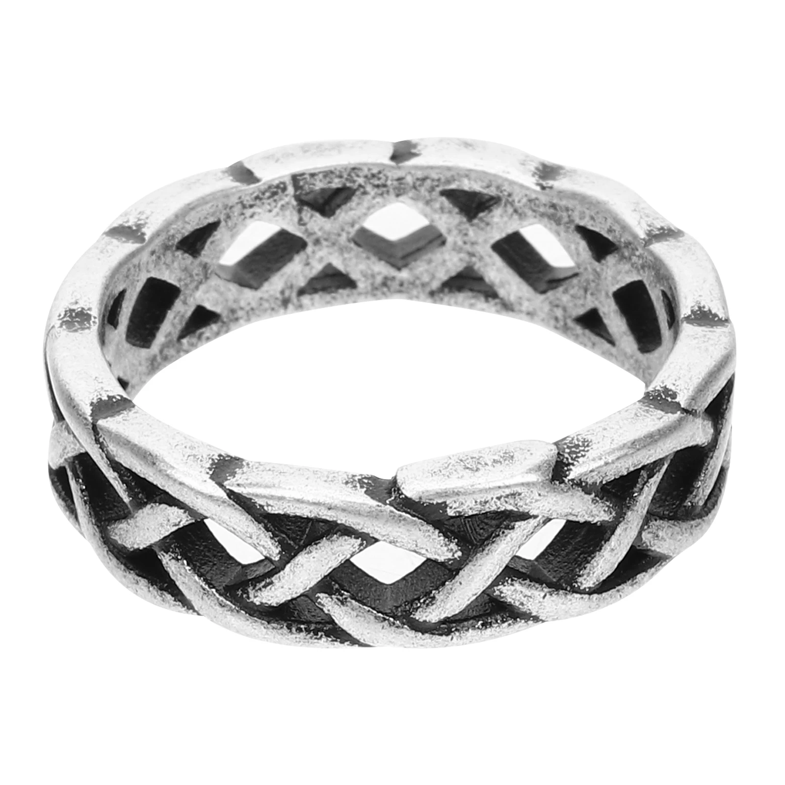 Knot Ring Stainless Steel Neutral for Men Viking Wedding Rings Aesthetic Wide Hollow Design 
Knot Ring Stainless Steel Neutral for Men Viking Wedding Rings Aesthetic Wide Hollow Design