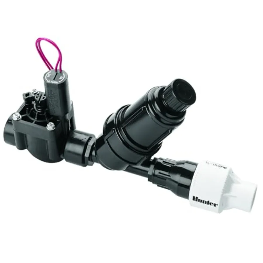 Irrigation systems: stainless steel black 150 mesh filter + 40 PSI regulator for 0.515 GPM flow control
Irrigation systems: stainless steel black 150 mesh filter + 40 PSI regulator for 0.515 GPM flow control