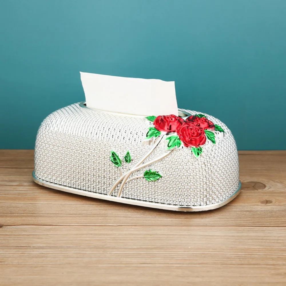Creative Fashion Rose Desktop Tissue Box Elegant Acrylic Bar Napkin Box European Style Large Capacity Napkin Holder Kitchen
Creative Fashion Rose Desktop Tissue Box Elegant Acrylic Bar Napkin Box European Style Large Capacity Napkin Holder Kitchen