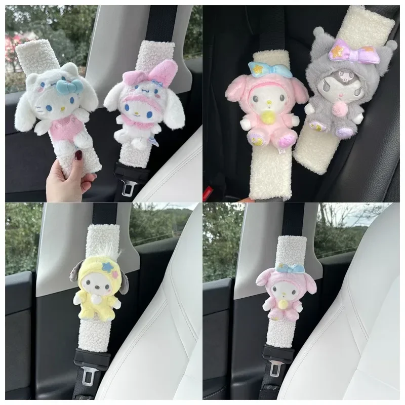 Kawaii Sanrios Plush Doll Car Seat Belt Cover Anime My Melody Hellokittys Cinnamoroll Car Interior Accessories Protective Cover
Kawaii Sanrios Plush Doll Car Seat Belt Cover Anime My Melody Hellokittys Cinnamoroll Car Interior Accessories Protective Cover
