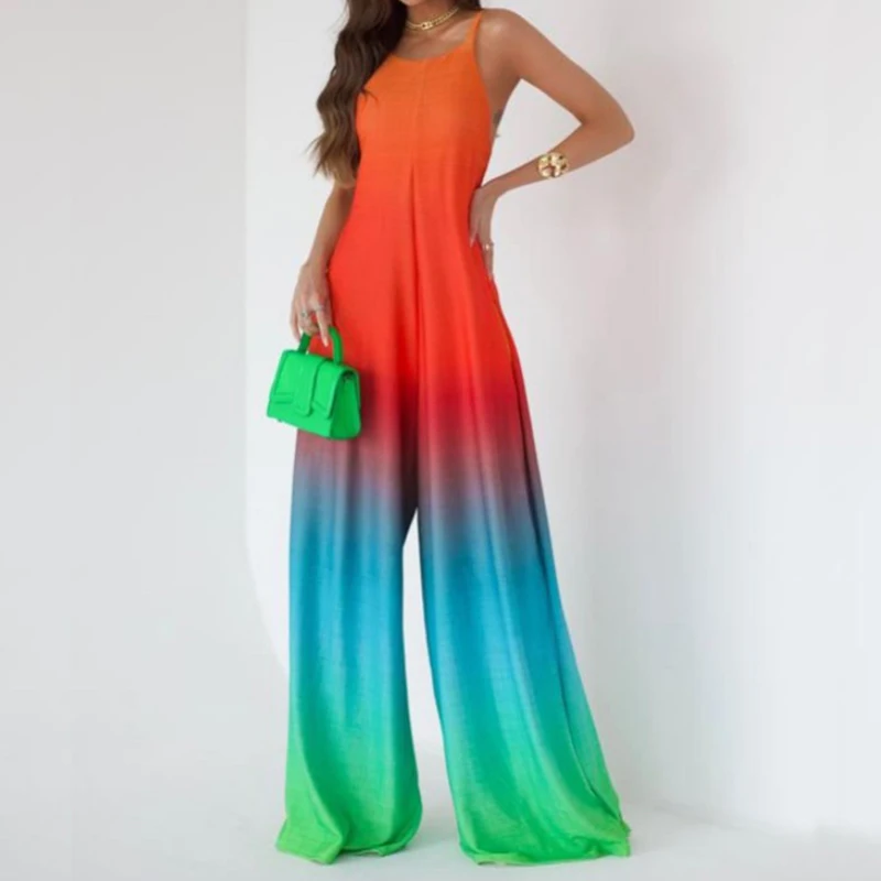 Casual Hollow Off Shoulder Drape Long Pants Romper Office Lady High Street Straight Playsuit Summer Fashion Print Strap Jumpsuit
Casual Hollow Off Shoulder Drape Long Pants Romper Office Lady High Street Straight Playsuit Summer Fashion Print Strap Jumpsuit