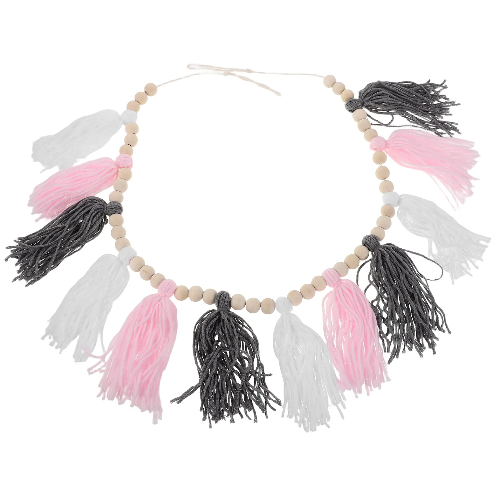 Boho Beaded Tassel Garland Yarn Fringe Banner for Nursery Classroom Birthday Party Bedroom Office Wall Hanging Decoration
Boho Beaded Tassel Garland Yarn Fringe Banner for Nursery Classroom Birthday Party Bedroom Office Wall Hanging Decoration