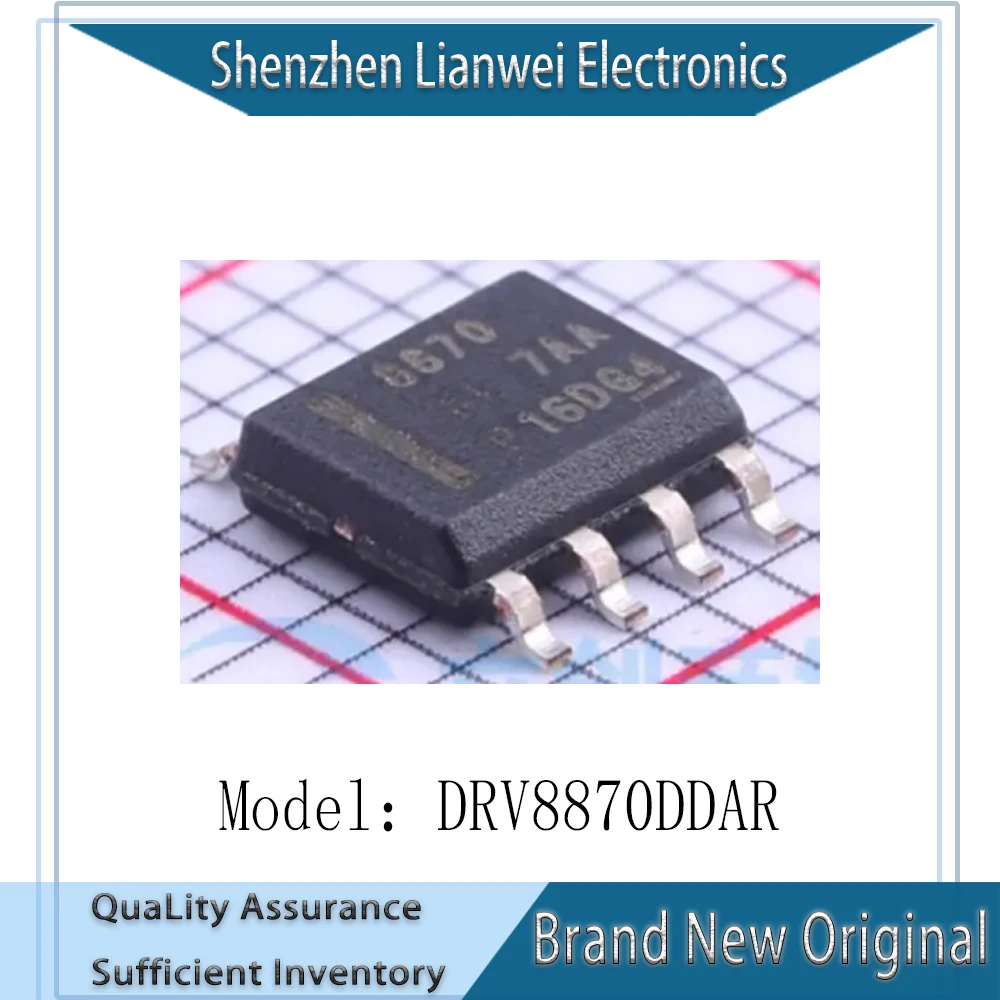 (30 Piece) 100% New Original DRV8870DDAR 8870 IC Chipset SOP-8
(30 Piece) 100% New Original DRV8870DDAR 8870 IC Chipset SOP-8