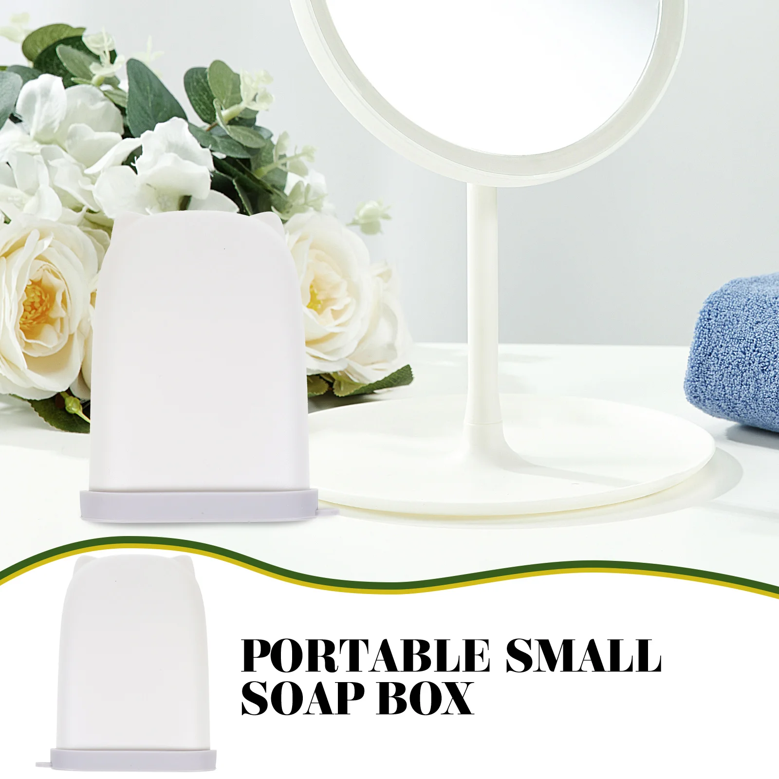 2 Pcs Holiday Necessities Portable Soap Box Travel Holder Case with Silica Gel Container
2 Pcs Holiday Necessities Portable Soap Box Travel Holder Case with Silica Gel Container