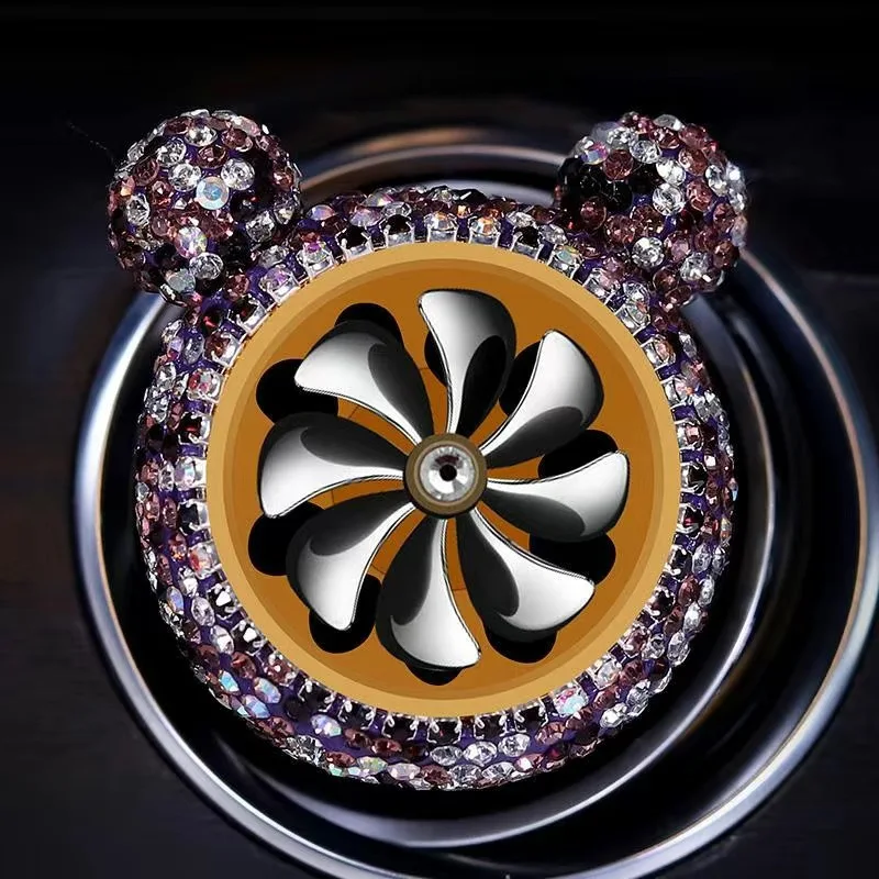 Diamond-studded Air Outlet Car Fragrance Mouse Light Fragrance Car Air Freshener Air Conditioning Outlet Fan Rotating Decoration
Diamond-studded Air Outlet Car Fragrance Mouse Light Fragrance Car Air Freshener Air Conditioning Outlet Fan Rotating Decoration