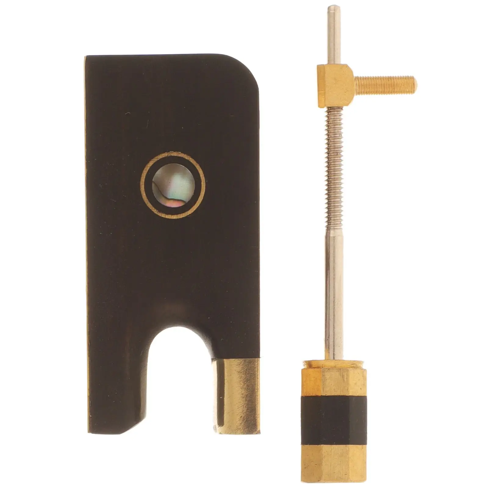 Ebony Bow Frog Violin Accessory Golden Durable Replacement Tool Practical Accessories Repair Supply Violin Parts Long Use Life
Ebony Bow Frog Violin Accessory Golden Durable Replacement Tool Practical Accessories Repair Supply Violin Parts Long Use Life