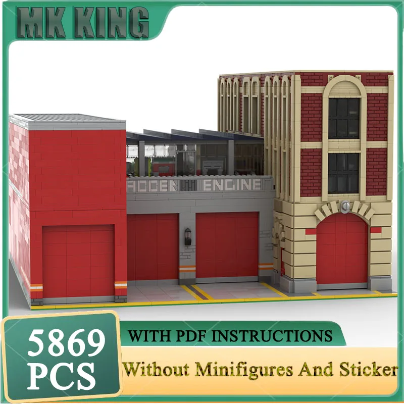 Street View Model Moc Building Bricks Modular Large Fire Station Model Technology Blocks Christmas DIY Toy Construction Gifts
Street View Model Moc Building Bricks Modular Large Fire Station Model Technology Blocks Christmas DIY Toy Construction Gifts