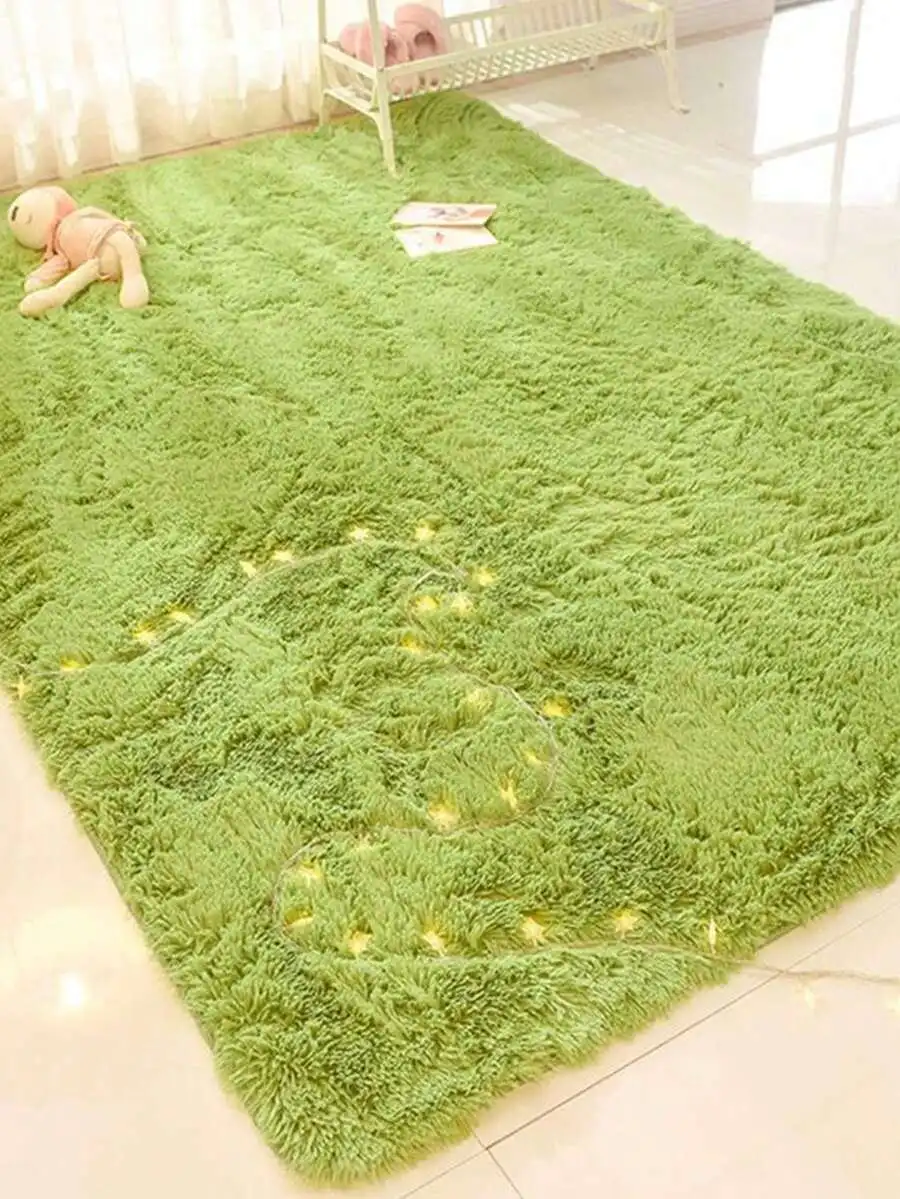Soft Shaggy Green Area Rug for Bedroom Living Room Dorm Non-Slip Plush Fluffy Floor Carpet
Soft Shaggy Green Area Rug for Bedroom Living Room Dorm Non-Slip Plush Fluffy Floor Carpet