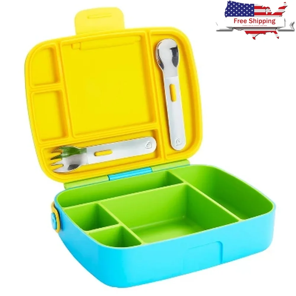 Bento Lunch Box Toddlers with Stainless Steel Utensils 5 Compartment Design BPA-Free Durable Kid-Friendly Meal Container
Bento Lunch Box Toddlers with Stainless Steel Utensils 5 Compartment Design BPA-Free Durable Kid-Friendly Meal Container