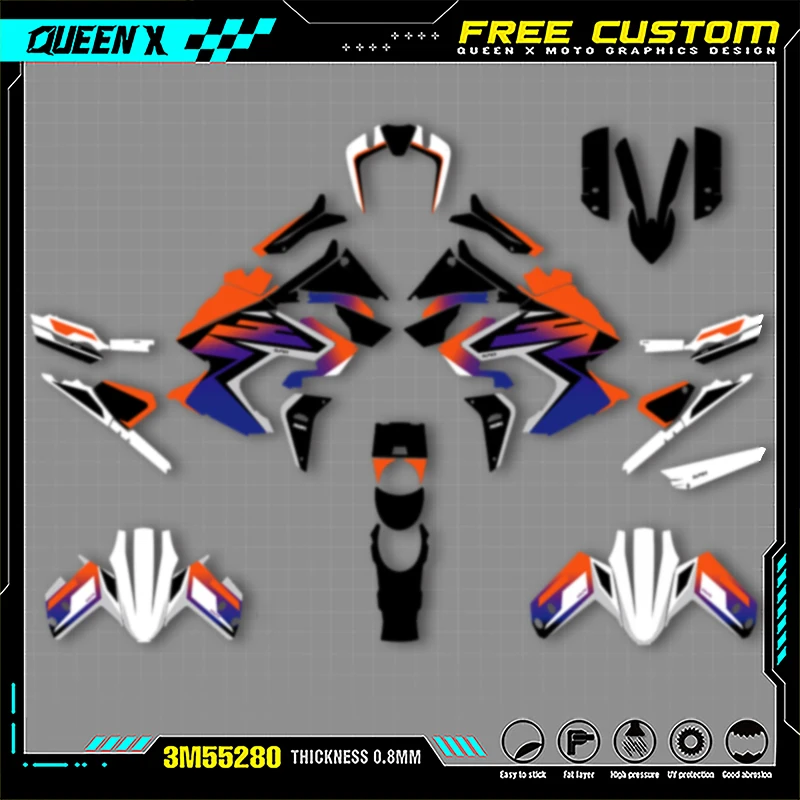 Queen X MOTOR For KTM ADV 1290 R S 2021 2022 2023 Full Set Motorcycle Graphics Decals Stickers Kits 008
Queen X MOTOR For KTM ADV 1290 R S 2021 2022 2023 Full Set Motorcycle Graphics Decals Stickers Kits 008