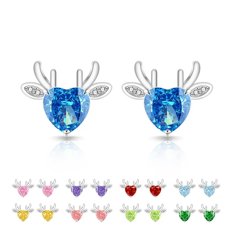 Серьги из стерлингового серебра 925 пробы с рогами в форме сердца, циркониевые серьги, женские модные простые ювелирные изделия на день рождения, подарок
Серьги из стерлингового серебра 925 пробы с рогами в форме сердца, циркониевые серьги, женские модные простые ювелирные изделия на день рождения, подарок