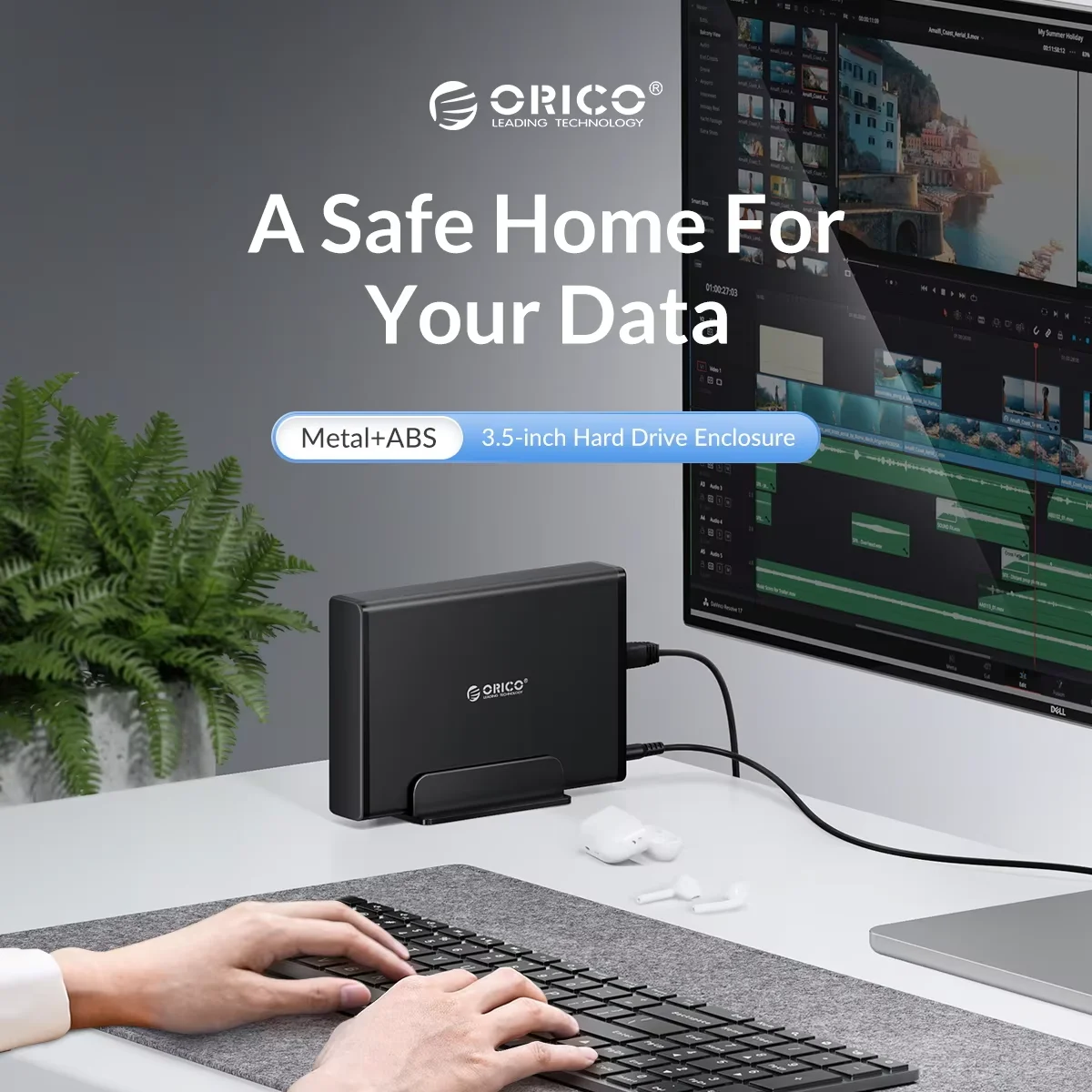 ORICO 3,5-дюймовый корпус для жесткого диска Type-C USB3.0 HDD SATA USB 3.1 Внешний жесткий диск для ПК Внешний корпус для хранения данных
ORICO 3,5-дюймовый корпус для жесткого диска Type-C USB3.0 HDD SATA USB 3.1 Внешний жесткий диск для ПК Внешний корпус для хранения данных