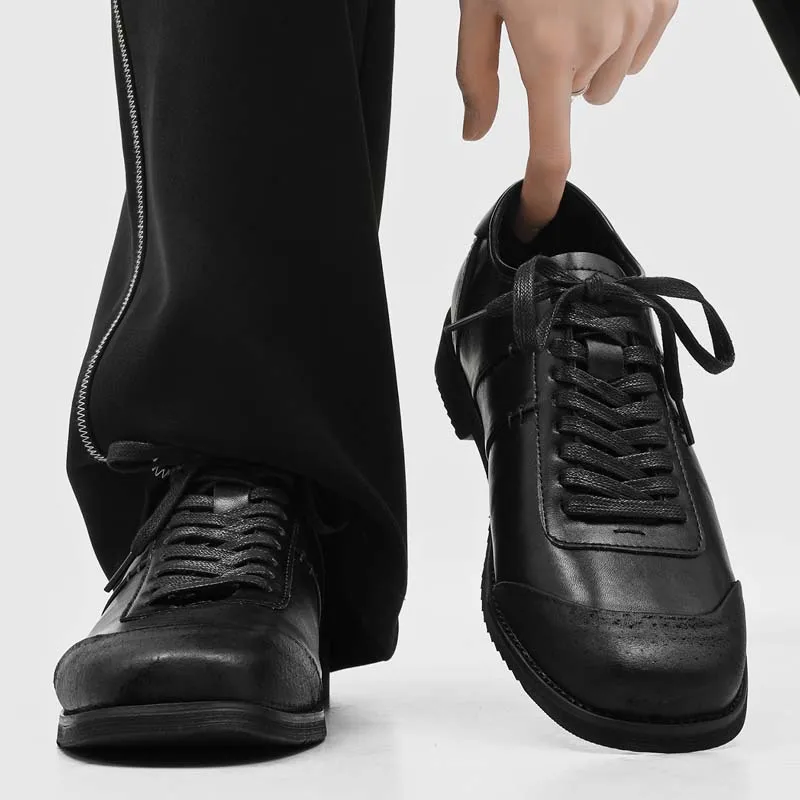 Men'S British Style Retro Sports Shoes Thick Soled Non Slip Casual Shoes Fashionable Walking Shoes Outdoor Forrest Gump Shoes
Men'S British Style Retro Sports Shoes Thick Soled Non Slip Casual Shoes Fashionable Walking Shoes Outdoor Forrest Gump Shoes