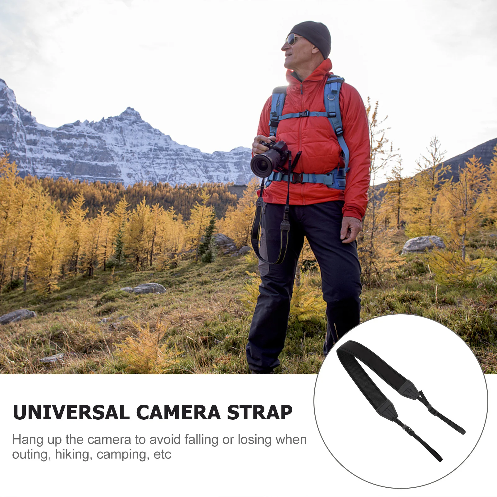 2pcs Camera Shoulder Strap Adjustable Neoprene Cotton Material Outdoor Hiking Camping Hang Hook Non-Slip Ends Universal Fit For
2pcs Camera Shoulder Strap Adjustable Neoprene Cotton Material Outdoor Hiking Camping Hang Hook Non-Slip Ends Universal Fit For