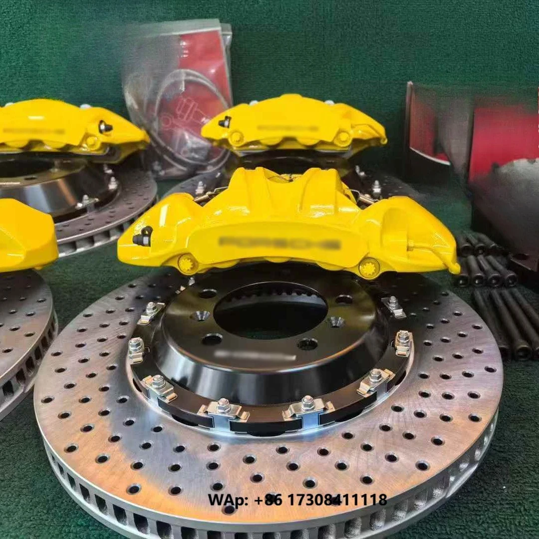 New OEM Aftermarket Forged aluminum alloy Caliper set 410x36mm Front 390x32mm Rear Carbon Ceramic Brake disc for 911
New OEM Aftermarket Forged aluminum alloy Caliper set 410x36mm Front 390x32mm Rear Carbon Ceramic Brake disc for 911