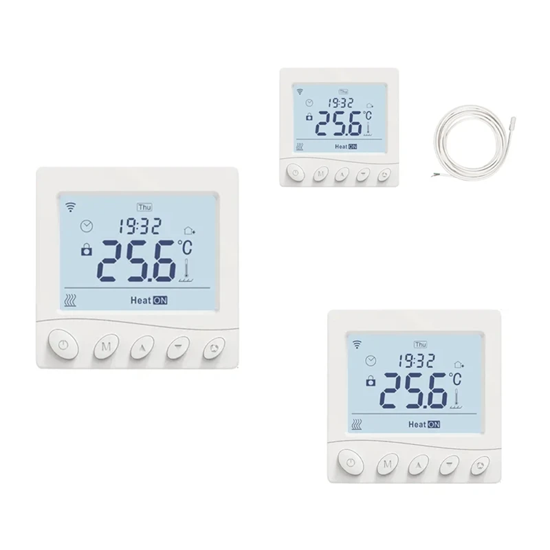 Tuya Wifi Thermostat Room Temperature Controller Water/Electric Floor Heating Gas Boiler App Control
Tuya Wifi Thermostat Room Temperature Controller Water/Electric Floor Heating Gas Boiler App Control