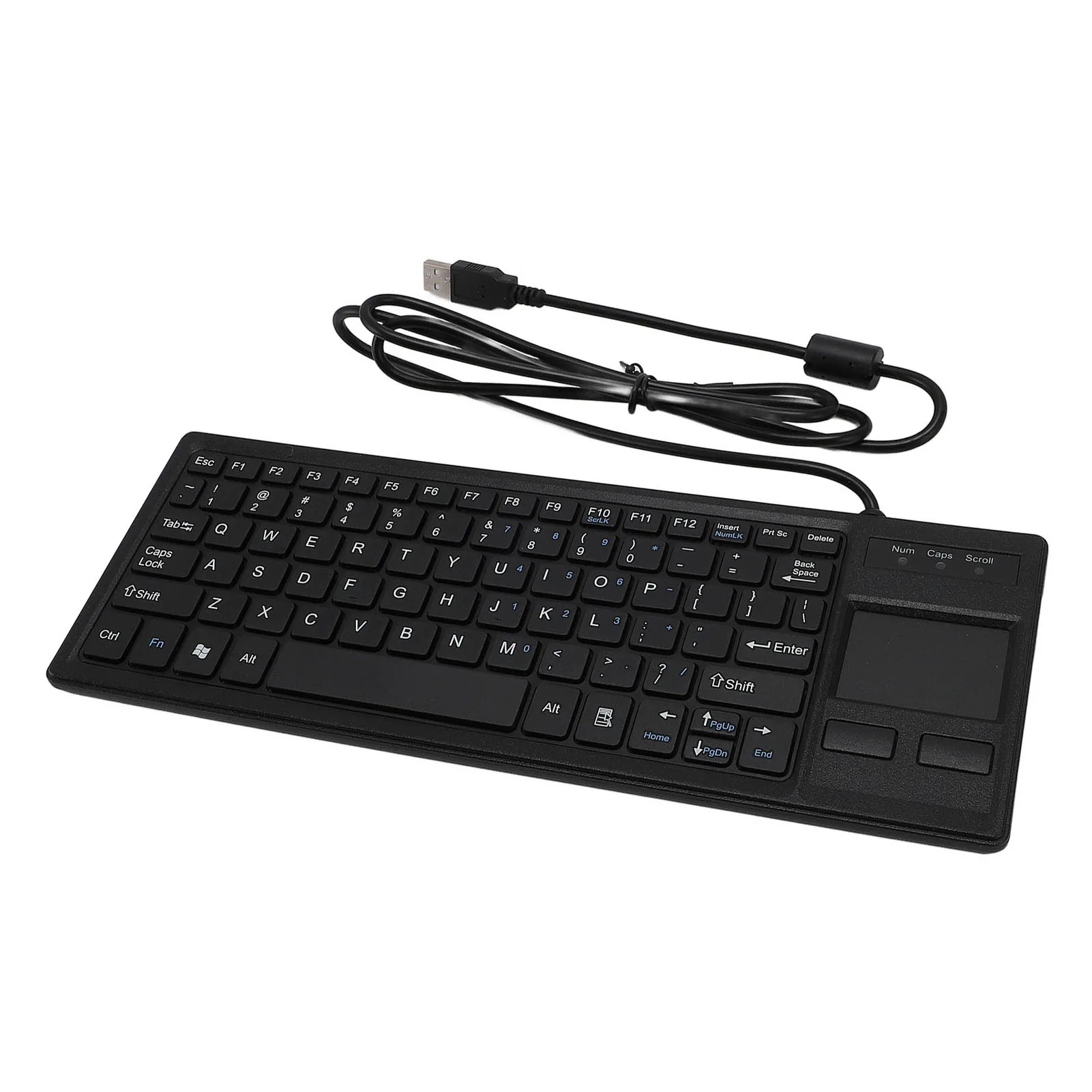 Mechanical USB Keyboard Water Resistant Integrated Touch Industrial Keyboard with Touchpad for Laptop Notebook PC