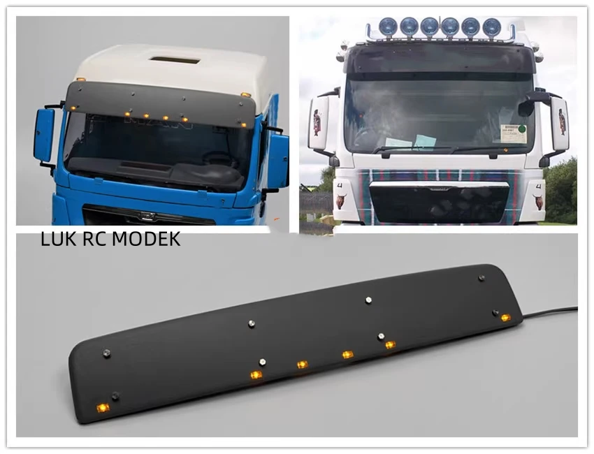 Sun Visor Light166MM Plastic 3V LED Lamp for 1/14 DIY Remote Control Tractor Truck RC Lorry Car MAN TGX Model Upgrade Parts
Sun Visor Light166MM Plastic 3V LED Lamp for 1/14 DIY Remote Control Tractor Truck RC Lorry Car MAN TGX Model Upgrade Parts
