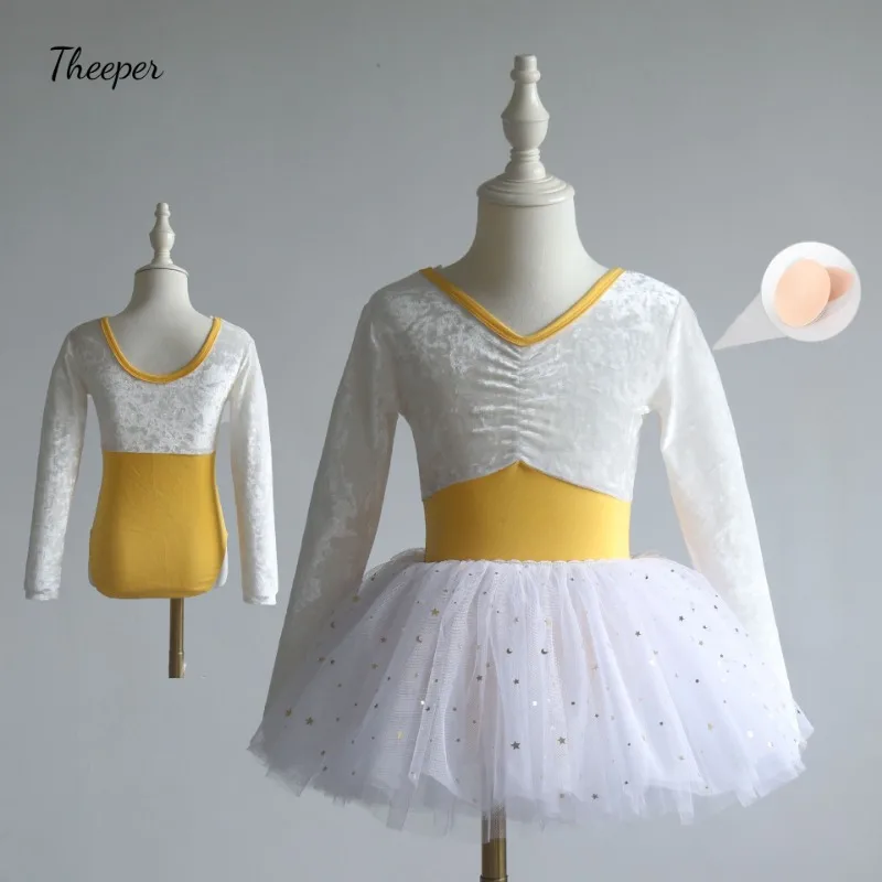 Ballet Dance Leotard Long Sleeve Velvet Warm Plush Fabric Autumn Winter Folk Dance Studio Practice Soft Stretchy Stage Bodysuit
Ballet Dance Leotard Long Sleeve Velvet Warm Plush Fabric Autumn Winter Folk Dance Studio Practice Soft Stretchy Stage Bodysuit