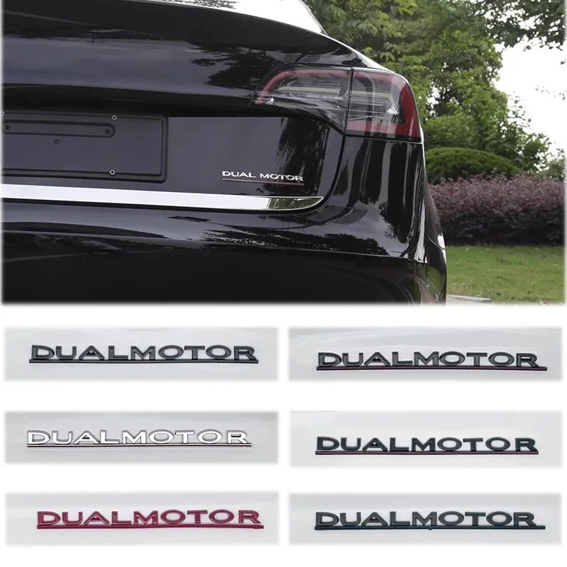 DUAL MOTOR Underlined Letters Emblem for Tesla Model Y 3 X S Car Styling High Performance Trunk Badge Sticker Chrome Black Red
DUAL MOTOR Underlined Letters Emblem for Tesla Model Y 3 X S Car Styling High Performance Trunk Badge Sticker Chrome Black Red
