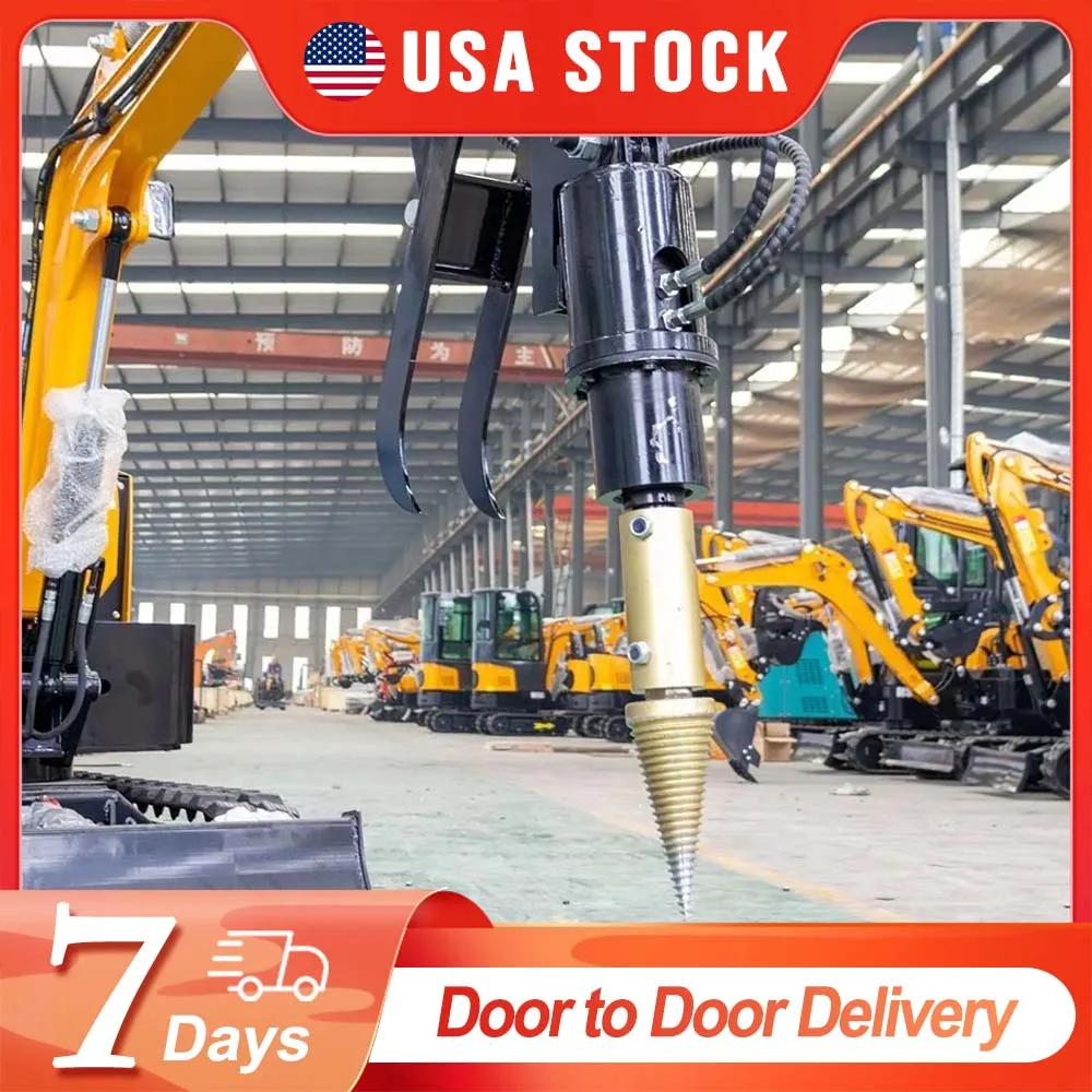 Mini Excavator Attachments Hydraulic Wood Splitter Wood Drill Attachment for 0.8-2ton Excavators Free Shipping
Mini Excavator Attachments Hydraulic Wood Splitter Wood Drill Attachment for 0.8-2ton Excavators Free Shipping