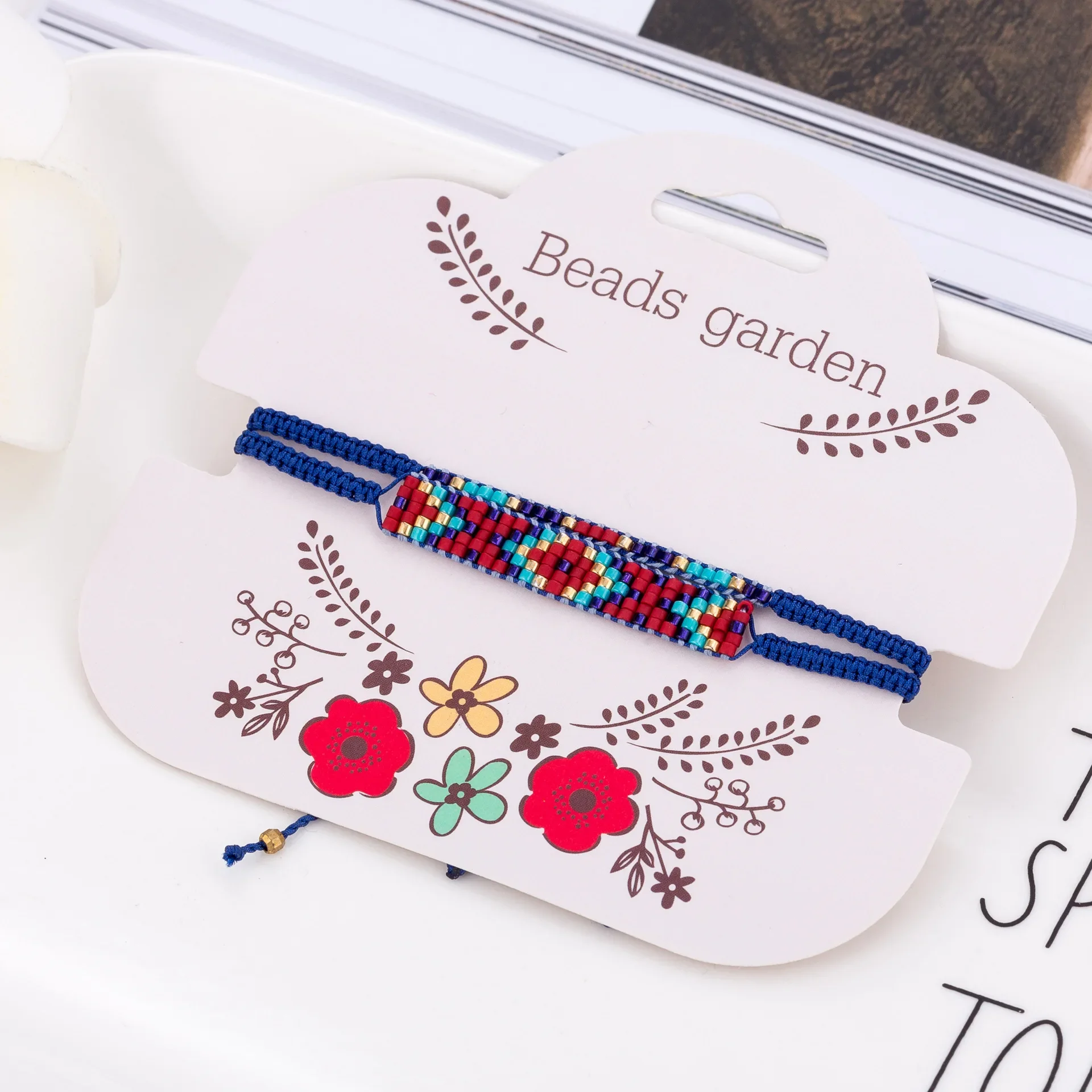 Rice bead bracelet Geometry Design Hand knitting Adjustable Tide Simple Bohemia Originality Beaded bracelet set
Rice bead bracelet Geometry Design Hand knitting Adjustable Tide Simple Bohemia Originality Beaded bracelet set