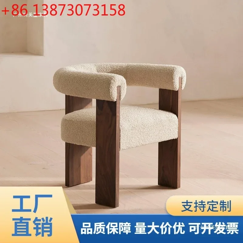 New Chinese modern simple solid wood dining hotel clubhouse leisure chair, bed and breakfast restaurant
New Chinese modern simple solid wood dining hotel clubhouse leisure chair, bed and breakfast restaurant