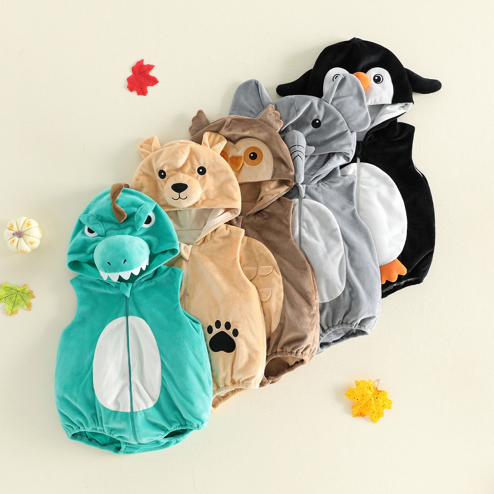2027 Winter Infant Baby Fall Romper Cute Adorable Cartoon Animal Long Sleeve Hooded Zipper Costume Jumpsuit for Party Wear
2027 Winter Infant Baby Fall Romper Cute Adorable Cartoon Animal Long Sleeve Hooded Zipper Costume Jumpsuit for Party Wear