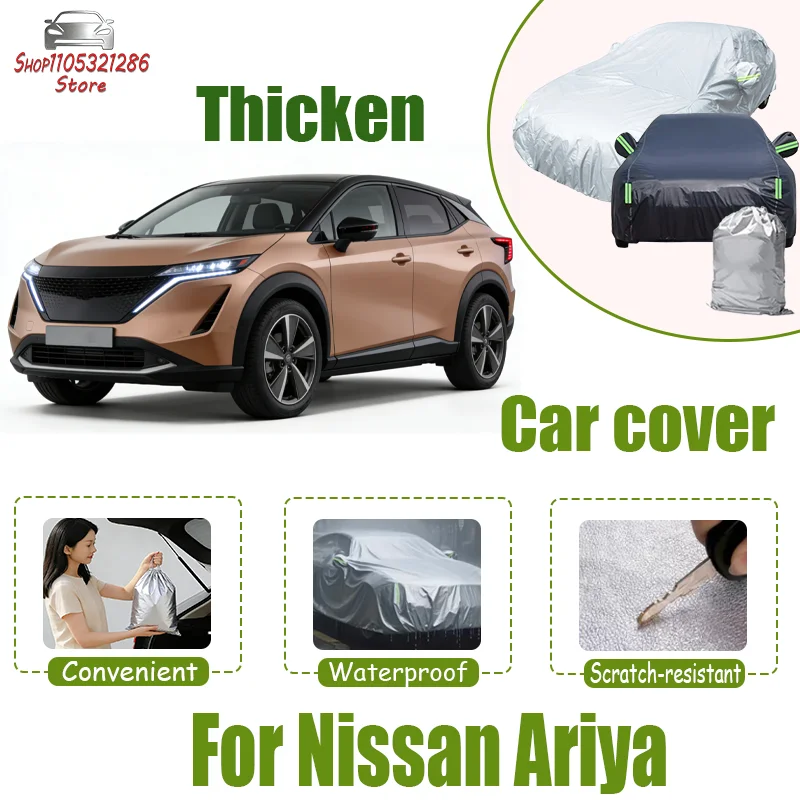 Full Car Cover For Nissan Ariya Outdoor Use - Waterproof Snowproof Sunshade, Winter & Summer Auto Protection Accessories
Full Car Cover For Nissan Ariya Outdoor Use - Waterproof Snowproof Sunshade, Winter & Summer Auto Protection Accessories