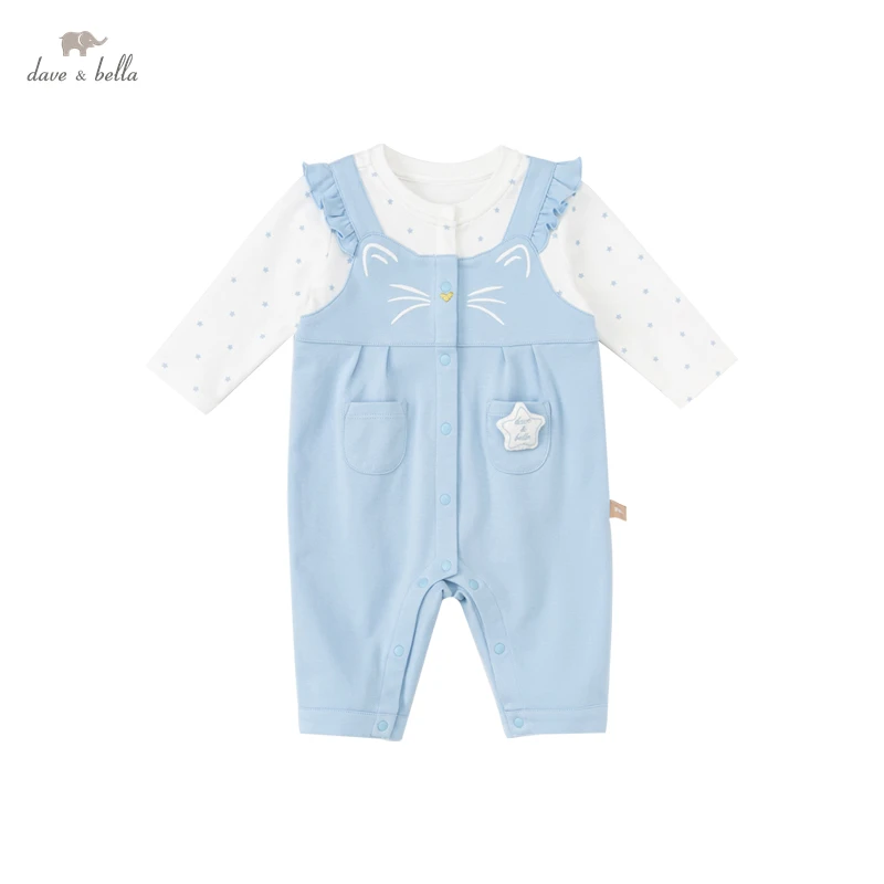 Dave Bella Spring Autumn Baby Romper Baby Girls Print Long-Sleeved Romper 100% Cotton Children Jumpsuit DB3222676
Dave Bella Spring Autumn Baby Romper Baby Girls Print Long-Sleeved Romper 100% Cotton Children Jumpsuit DB3222676